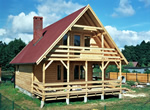 domek drewniany jaśmin