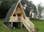 domek drewniany wiktoria